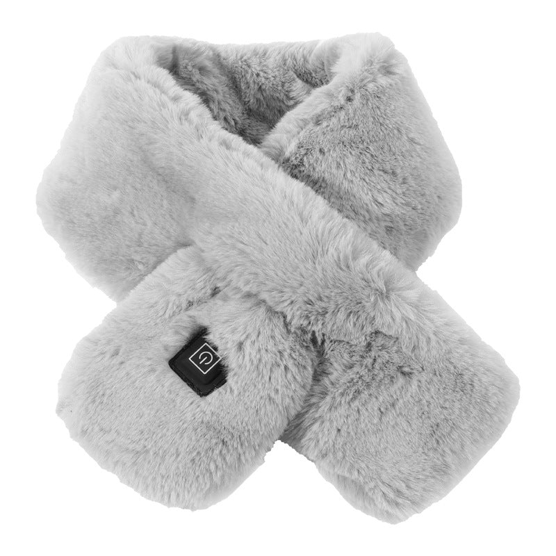 Bufanda calefactora eléctrica USB para cuello, almohadilla térmica para aliviar el dolor, control de temperatura de tres velocidades, calentador de cuello para mujeres y hombres.