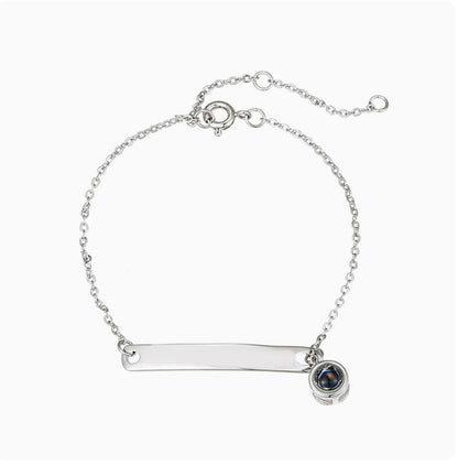 New Minimalist High-definition Color Photo Projection Bracelet