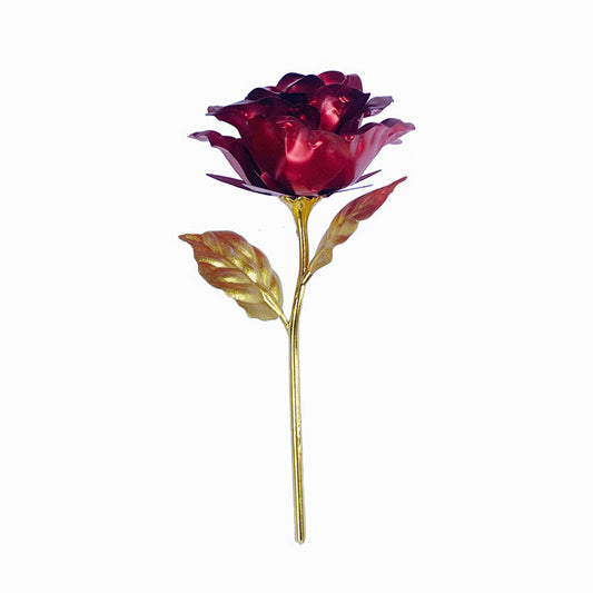 24k Gold-foil Roses Chinese Valentine's Day Gift Chocolate Golden Rose Valentine's Day